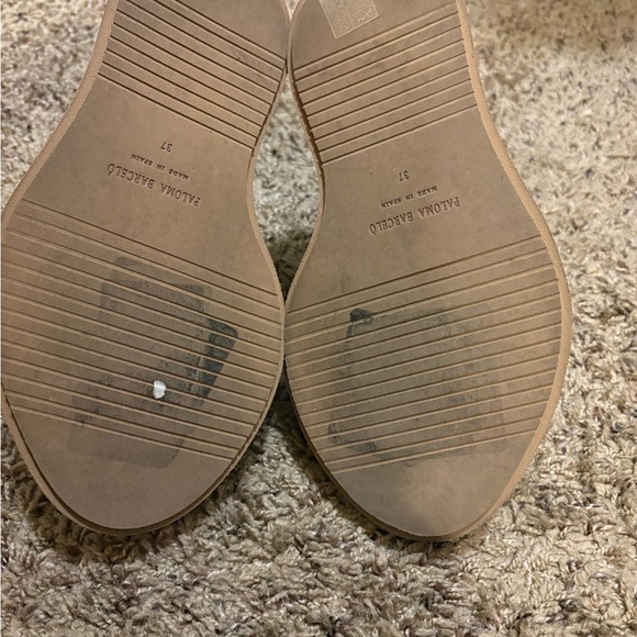 Paloma Barcelo Cream nude Leather Mules size 37 - Picture 4 of 7